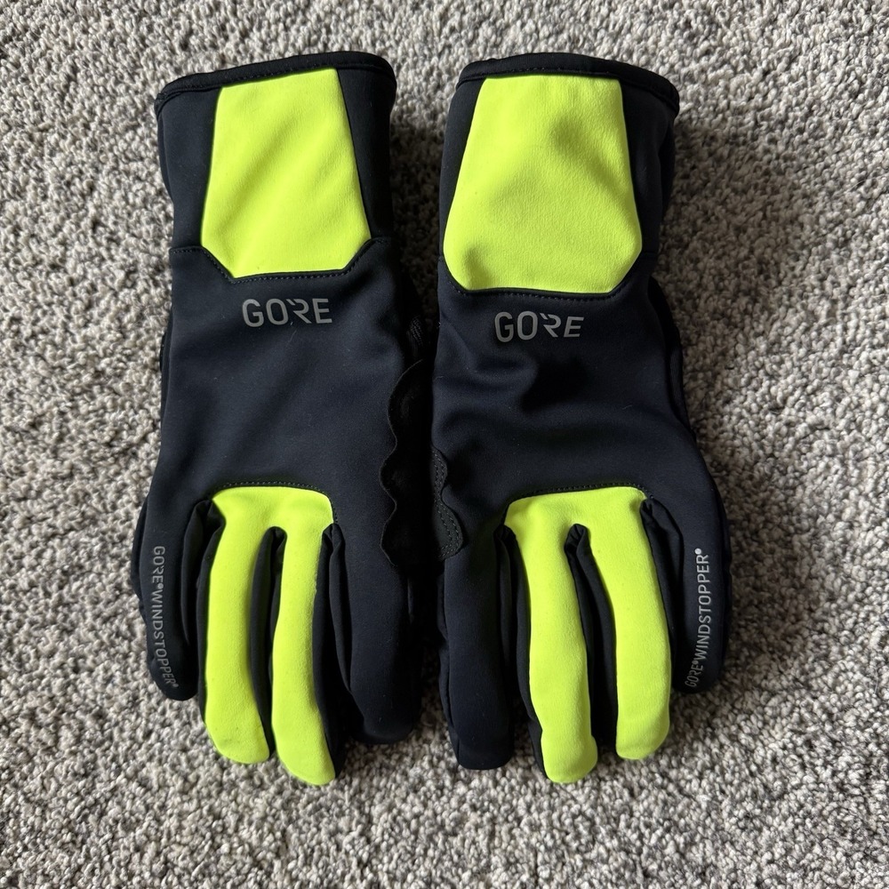 Gore M Windstopper Thermo Glove Blk/Yellow M‎